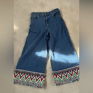 Alice and Olivia, never worn high waisted cropped Jean.
